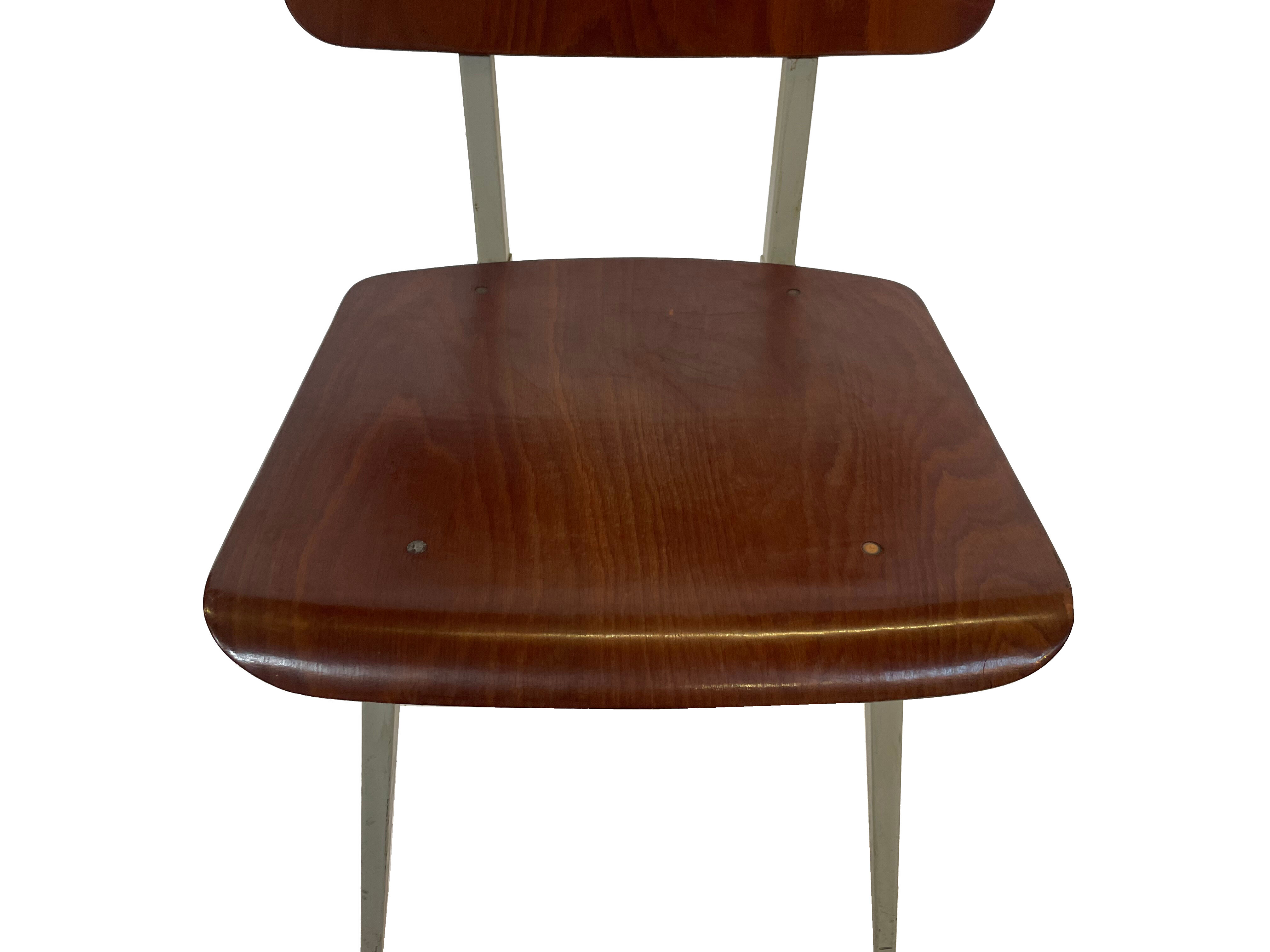 Industrial chair Galvanitas S16 Pagholz Netherlands 60's Design