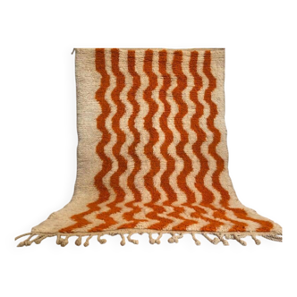 Traditional handmade pure wool rug, size 100 x 200 cm