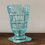 Vase en verre, art déco