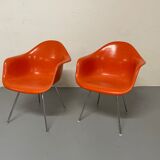 2 armchairs Dax by Charles & Ray Eames