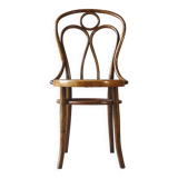Chaise Bistrot cannée type Engelstuhl par Hofmann Autriche