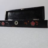 Painted and lase wooden box