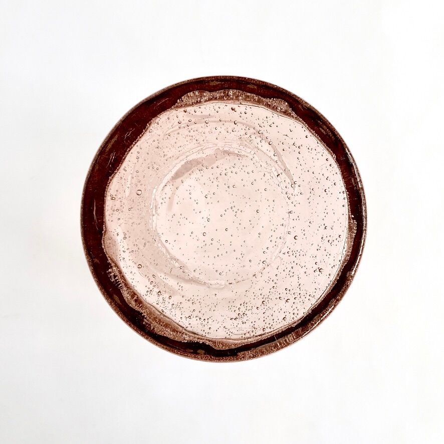 Vintage blown glass vase 70.