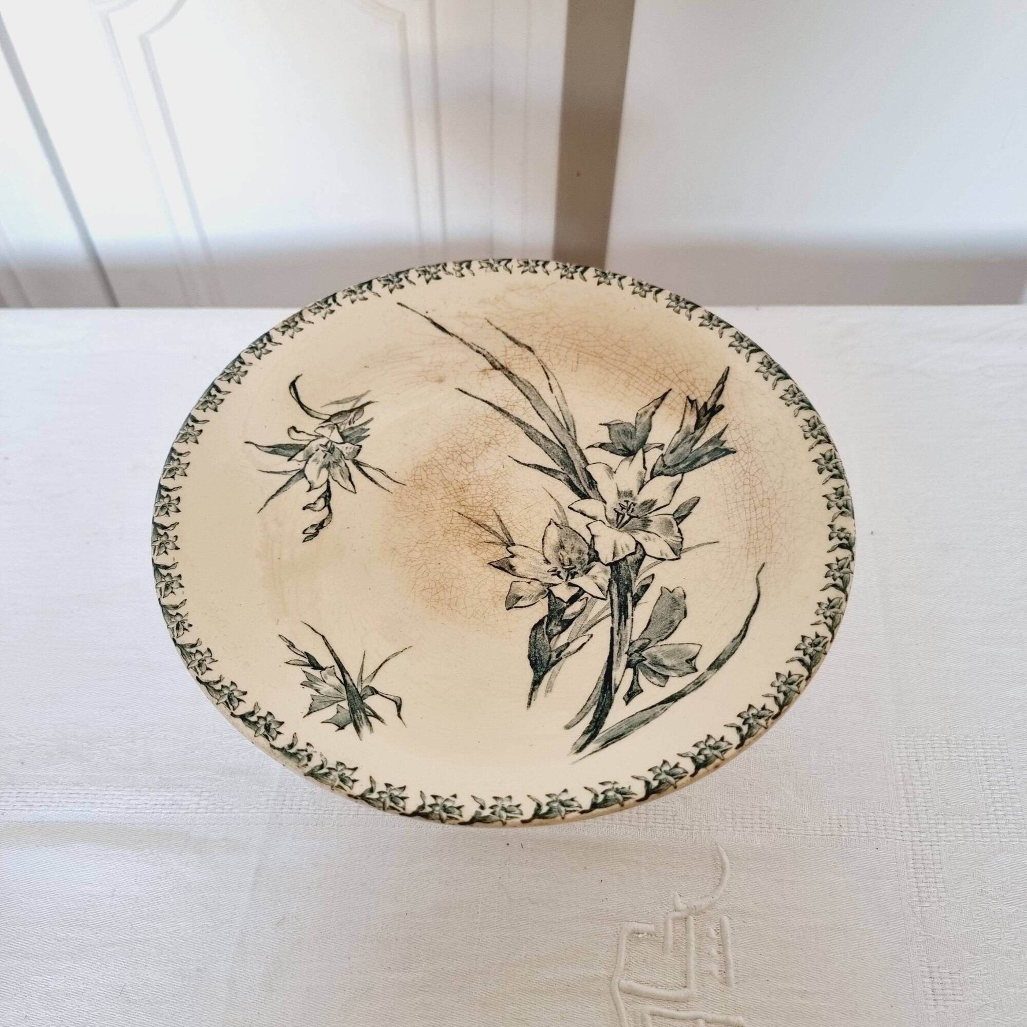 Bol Décoratif à Volants Vintage - 25x25cm | Résine Blanche | Pour Fruits, Décoration Ou Cadeau
