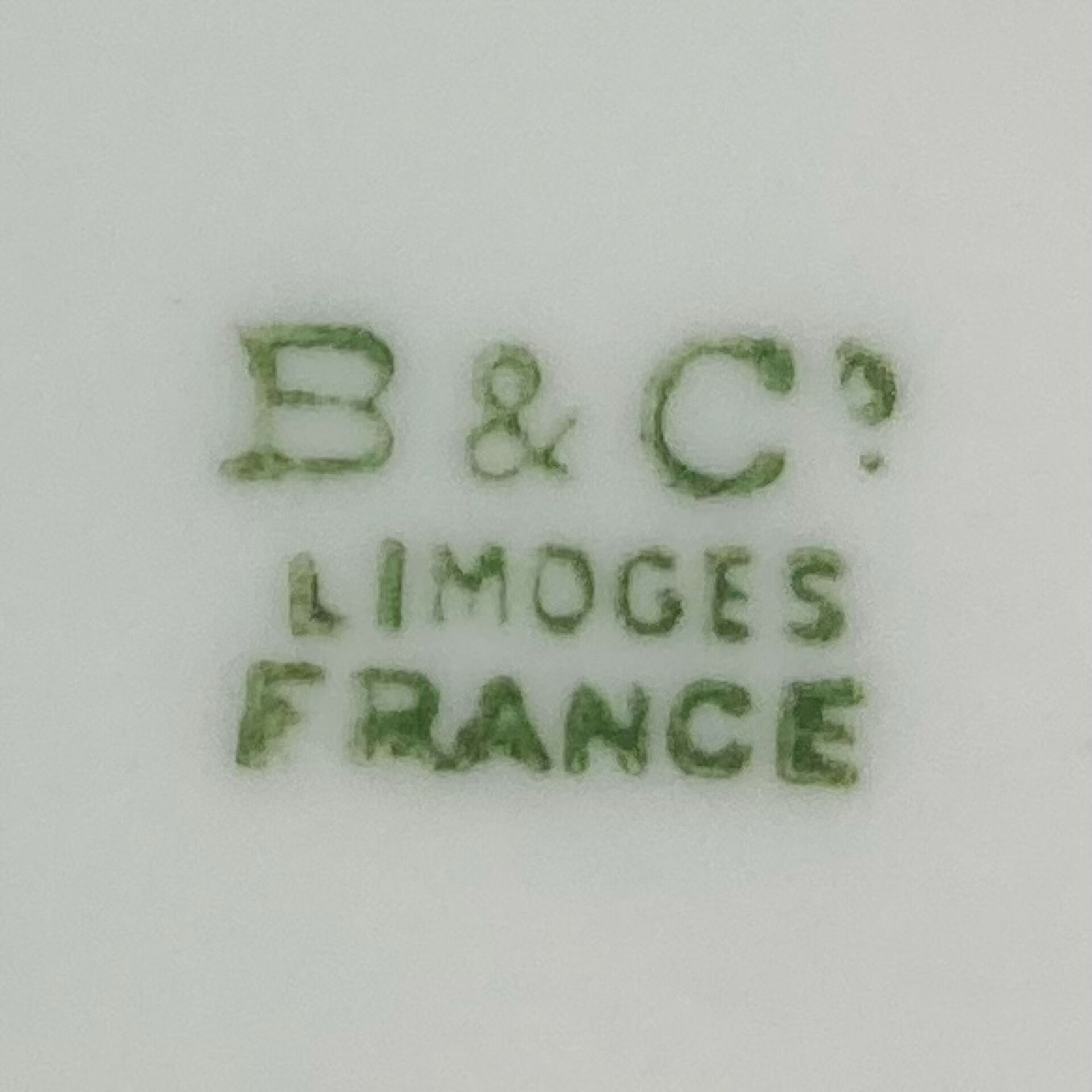 Plat à Gâteaux Rond Bernardaud B&C Service Malmaison (1924) Limoges