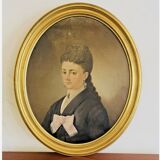 19th century female portrait – Oil on canvas