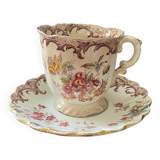 Sarreguemines coffee cup, Fleury model, 19th century, rare