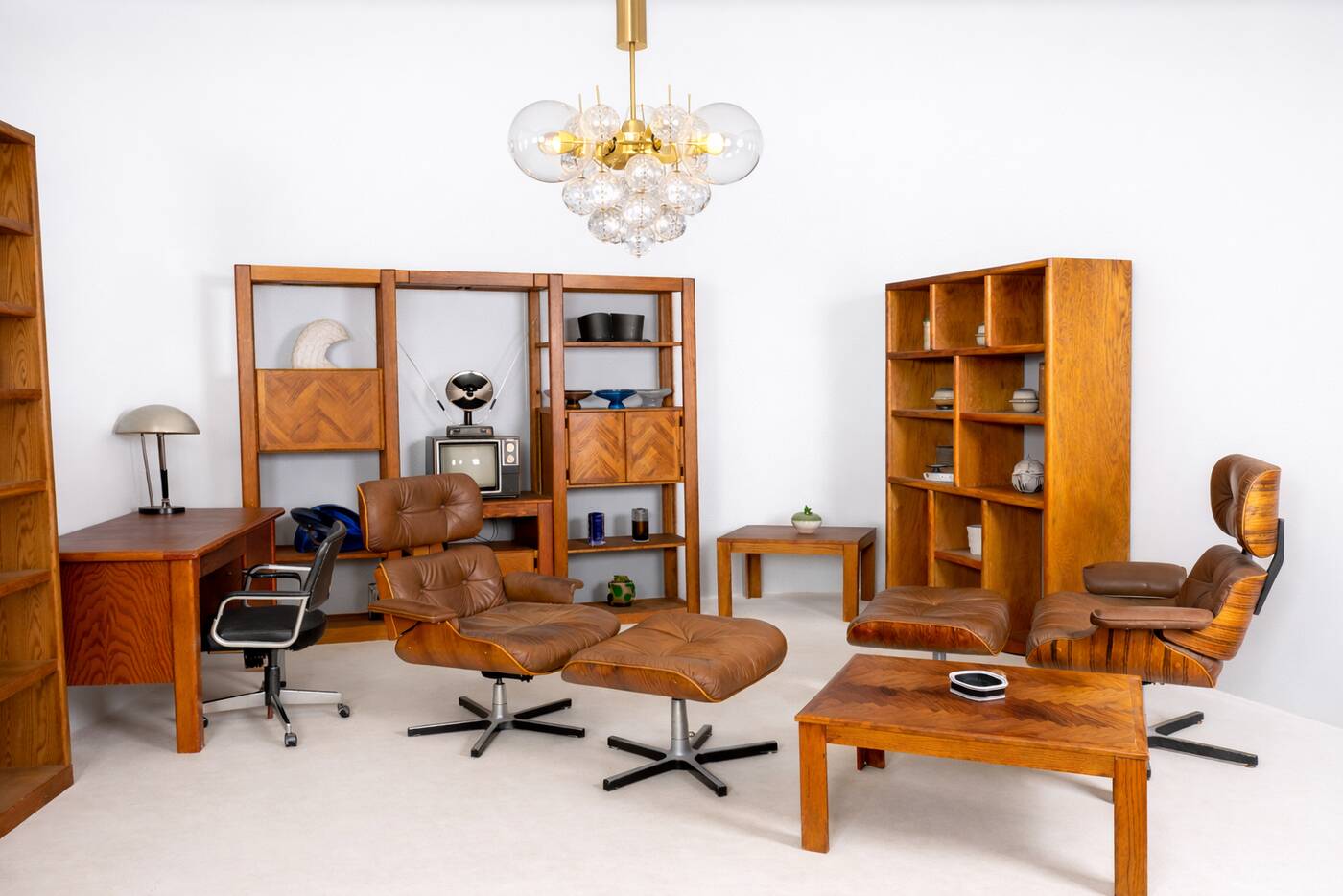 Modular Living Room Wall, 1970s, United States