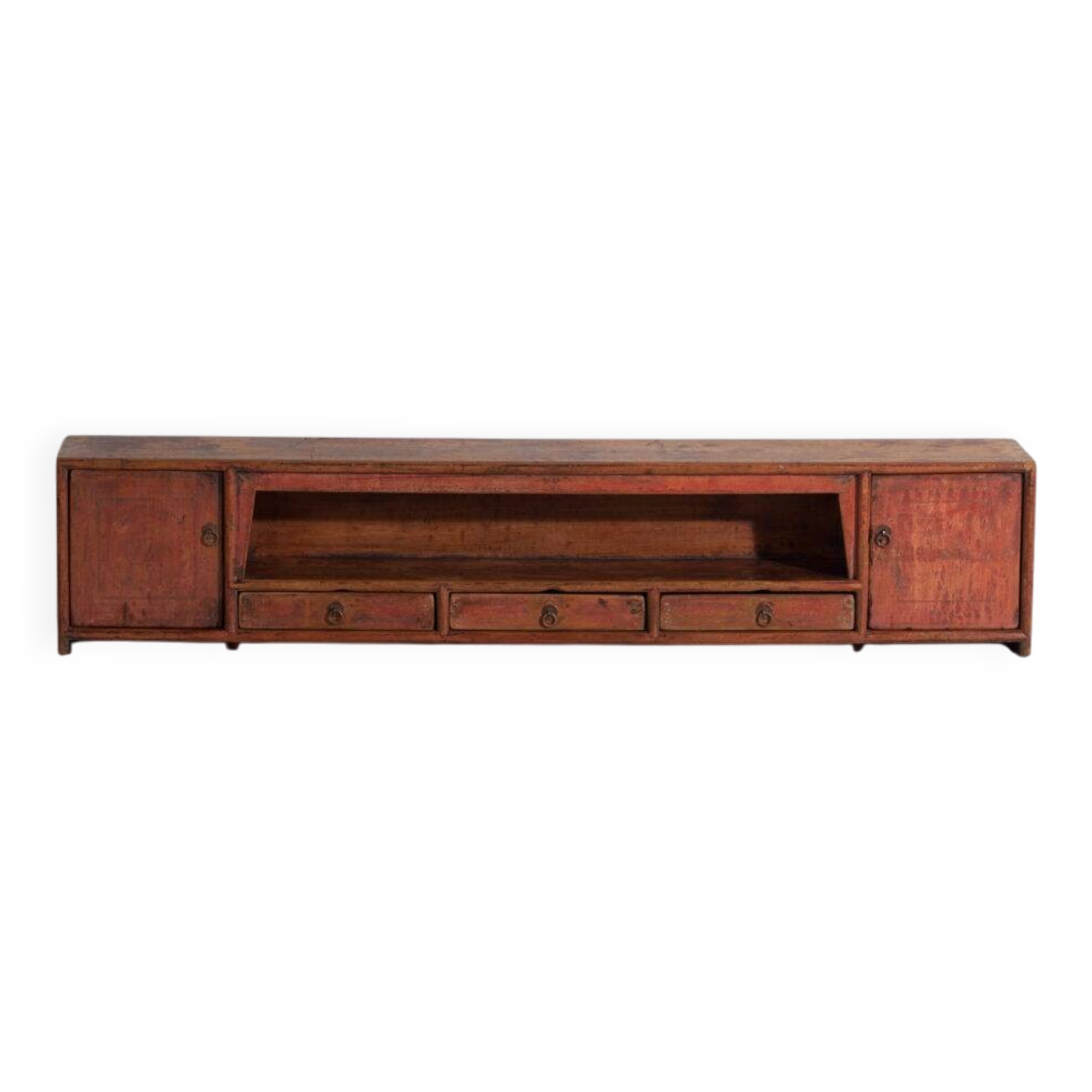 Meuble bas ancien en bois d’orme – Chine, vers 1900