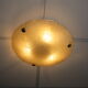 Hillebrand ceiling lamp with glass