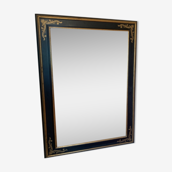 Stylized mirror black & gold