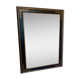 Stylized mirror black & gold