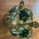 Lustre corbeille grappes de raisin Murano