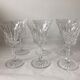 Suite of 6 former Baccarat crystal wine glasses