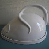 ancien plateau cloche fromage souris déco table vintage cheese board