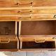 Vintage printer or schoolmaster workshop furniture from the 50s