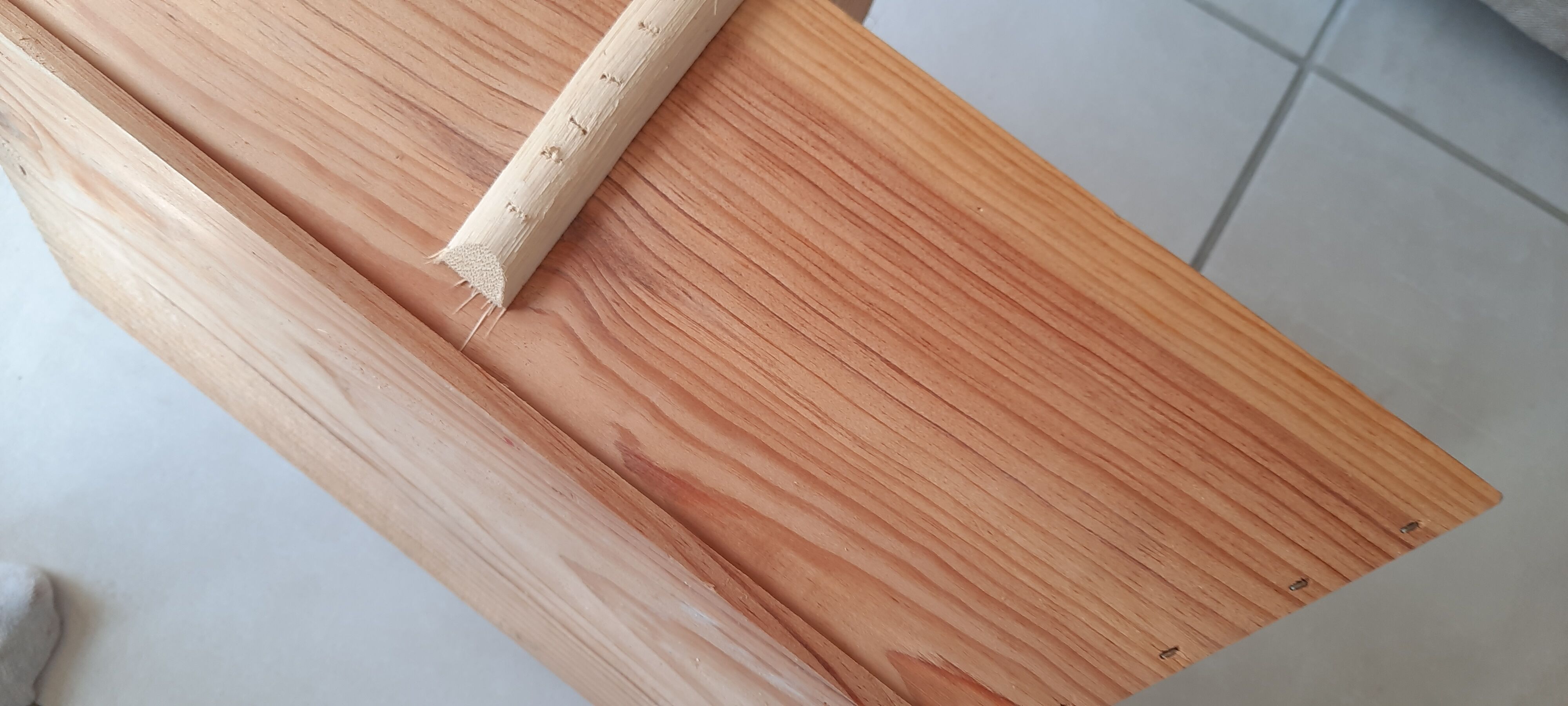 Wooden picking basket