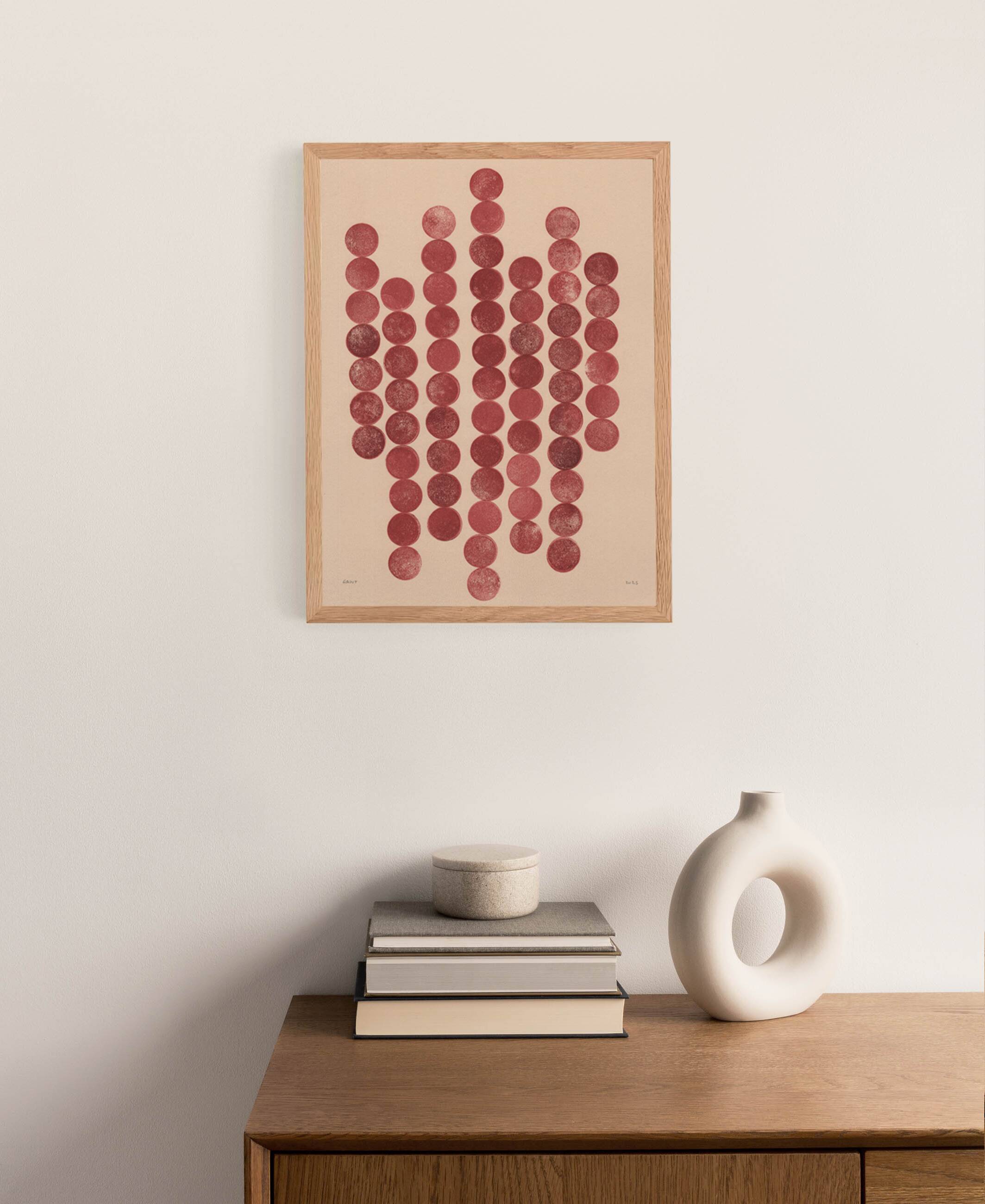 Abstract painting - abstract illustration signed Eawy