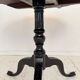Carved vintage tripod side table, 1940s