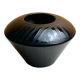 Vase noir style éthnique