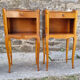Pair of vintage Louis XV style bedside tables, wood