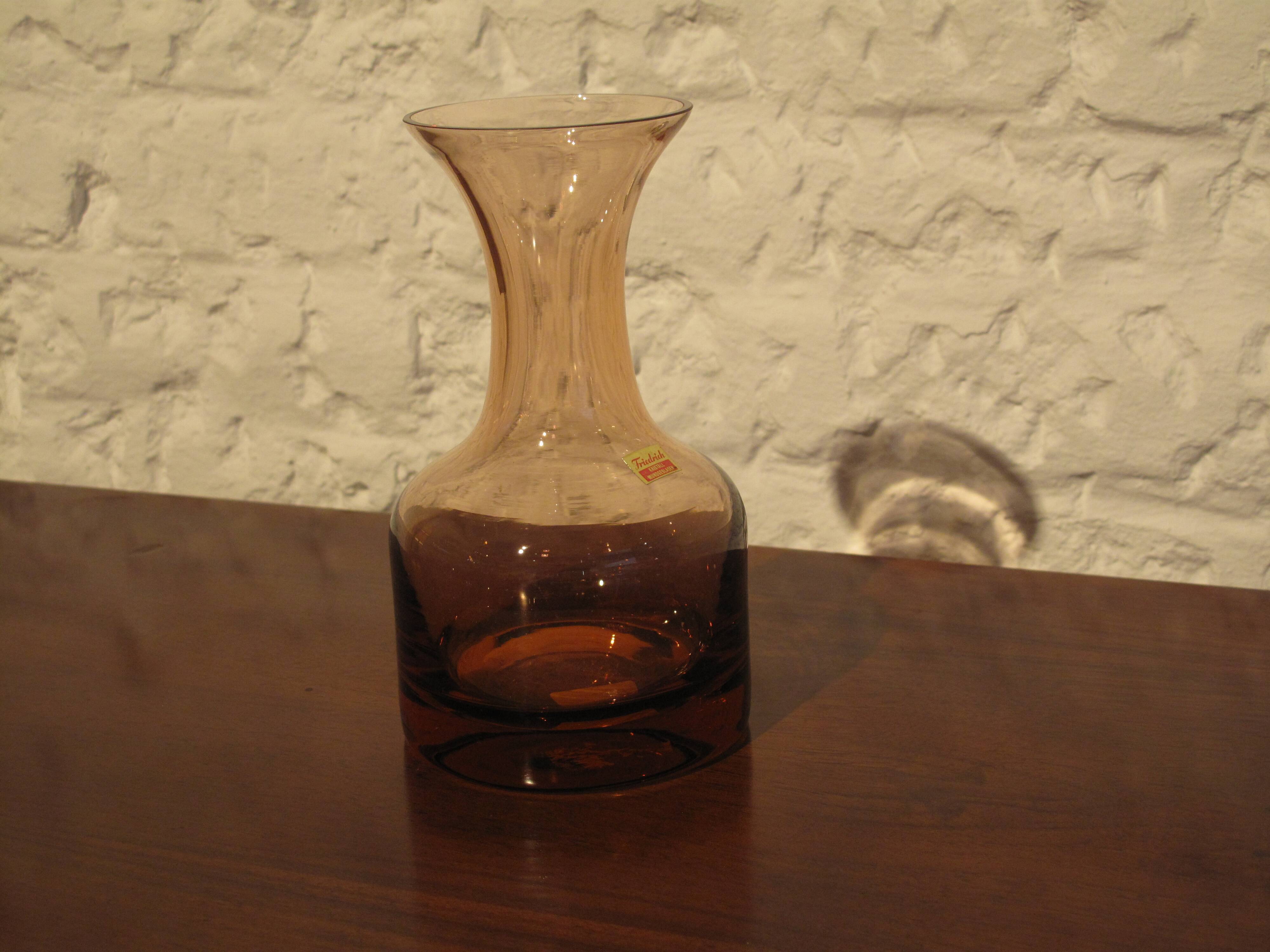 Friedrich Germany 1960 Crystal vase