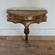 Console d'applique murale en bois doré sculpté Style Louis XV