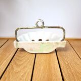 Wall-mounted soap holder ceramic shell