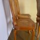 Set of 3 canned chairs