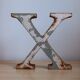 Old sign letter X