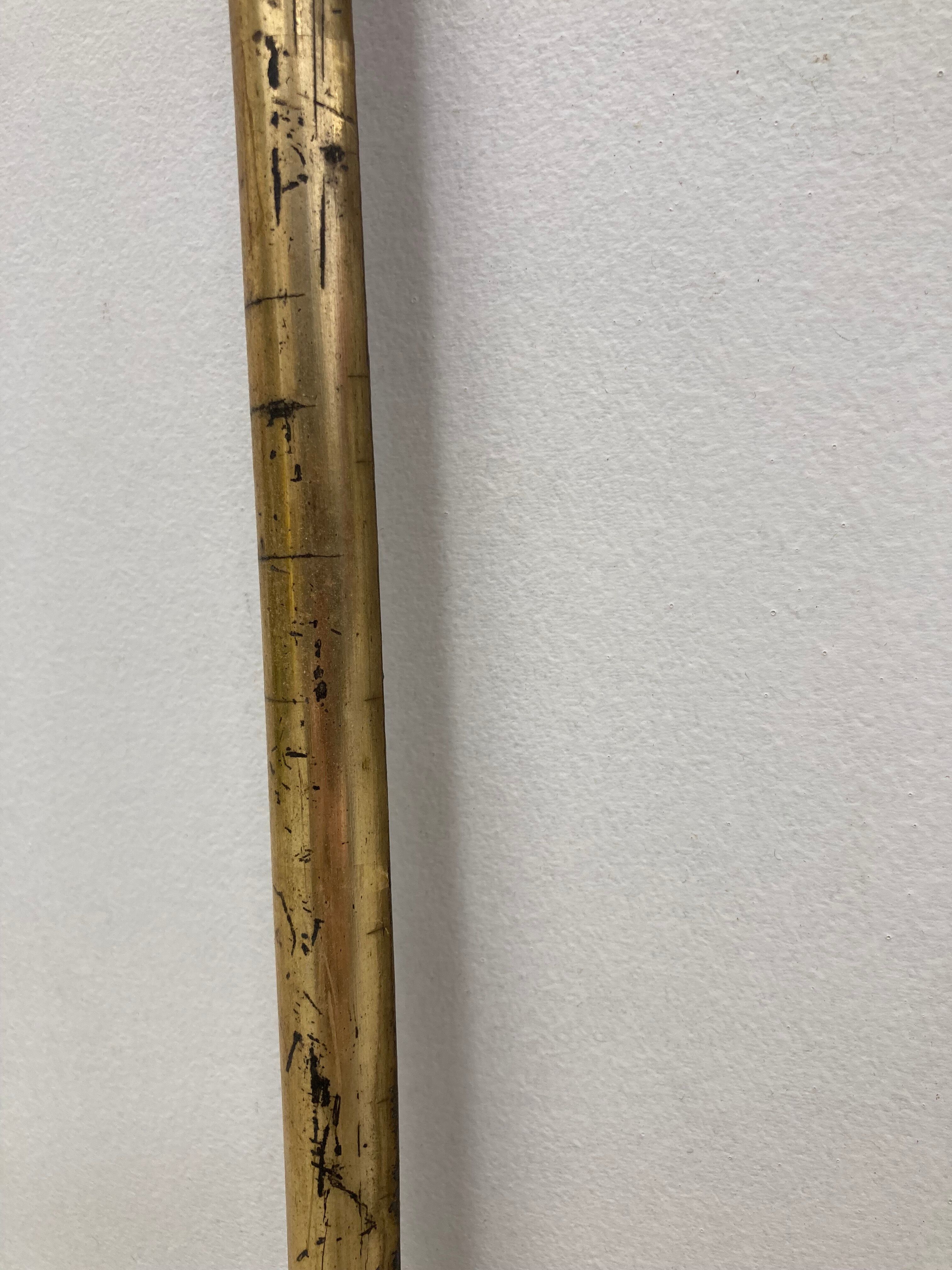 Vintage patinated golden frame