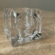 Pair of Peill & Putzler crystal candle holders from the 70s