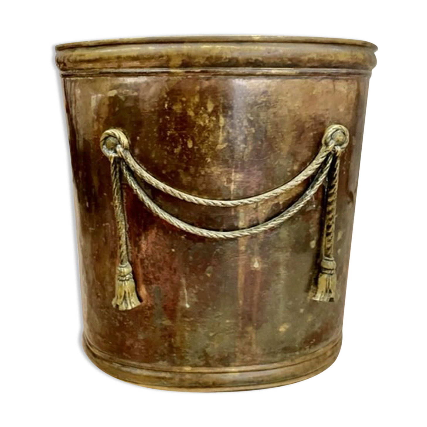 Brass paper basket 1940