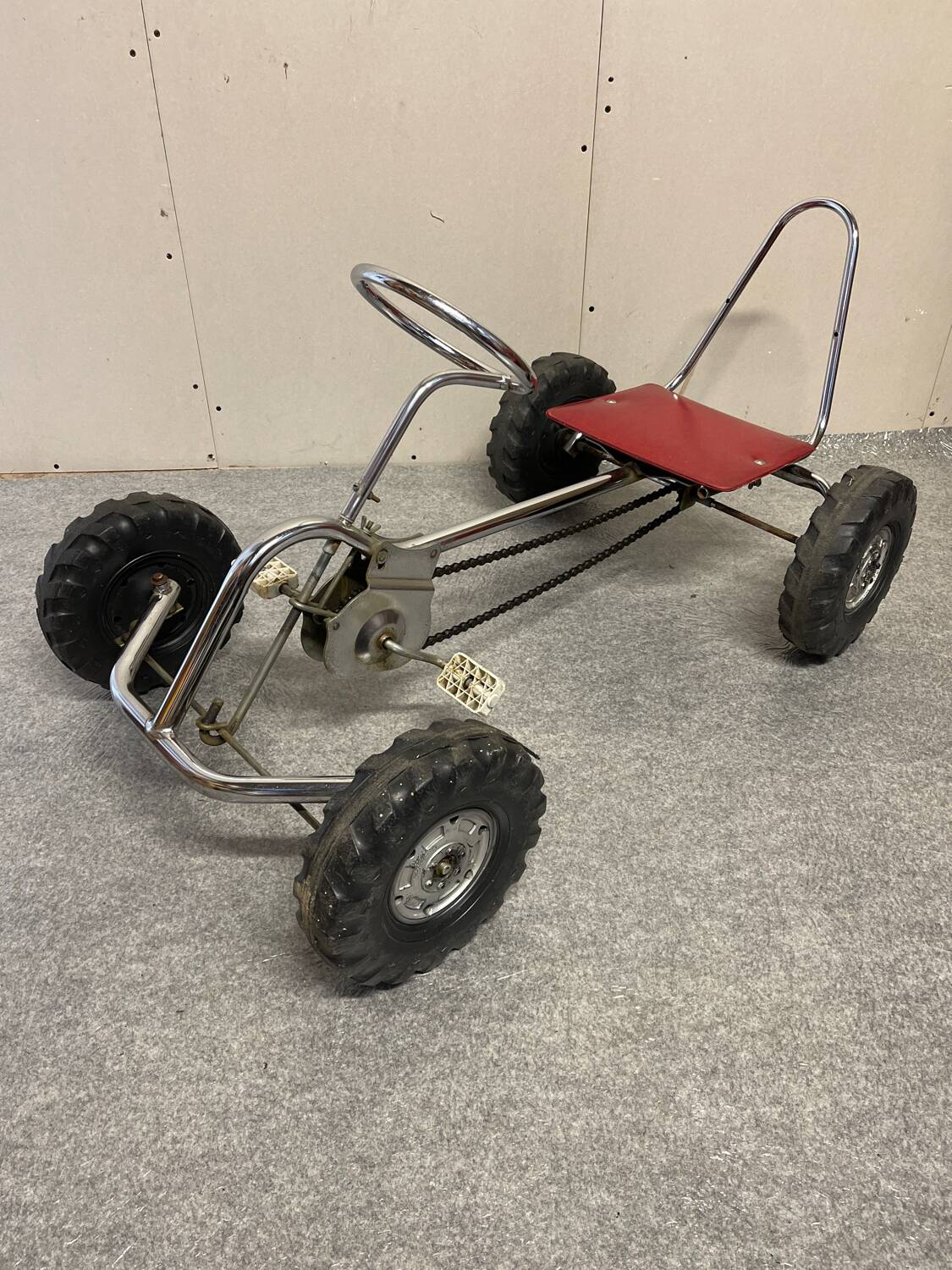 Chromed go-kart 1970'