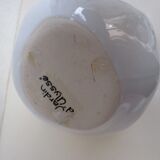 Set of two design white vases