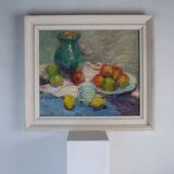 Vintage still life oil painting | Leonid Moshenkov | 1980s