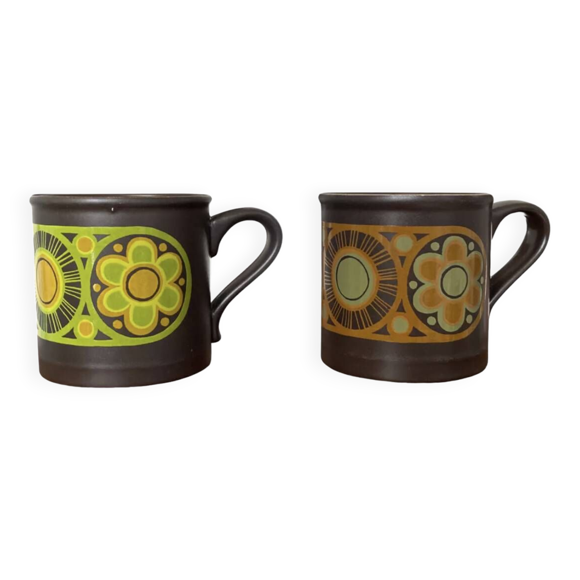 Staffordshire mugs 1970