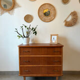 Vintage chest of drawers from the 1950s.
