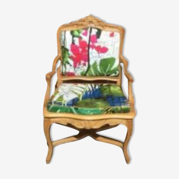 Regency armchair with cushion fabric Exochic Kenzo