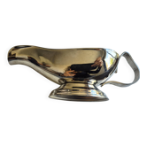 Vintage sauce boat on pedestal Guy Degrenne – 18/10 stainless steel shiny