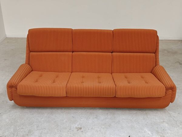 Salon complet orange JITONA style Atlantis Space Age 1970