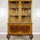 Vitrine en bois et placage d'acajou Chippendale, années 1930