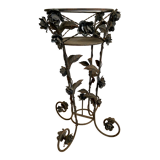 Vintage wrought iron plant holder Art deco Jugendstil