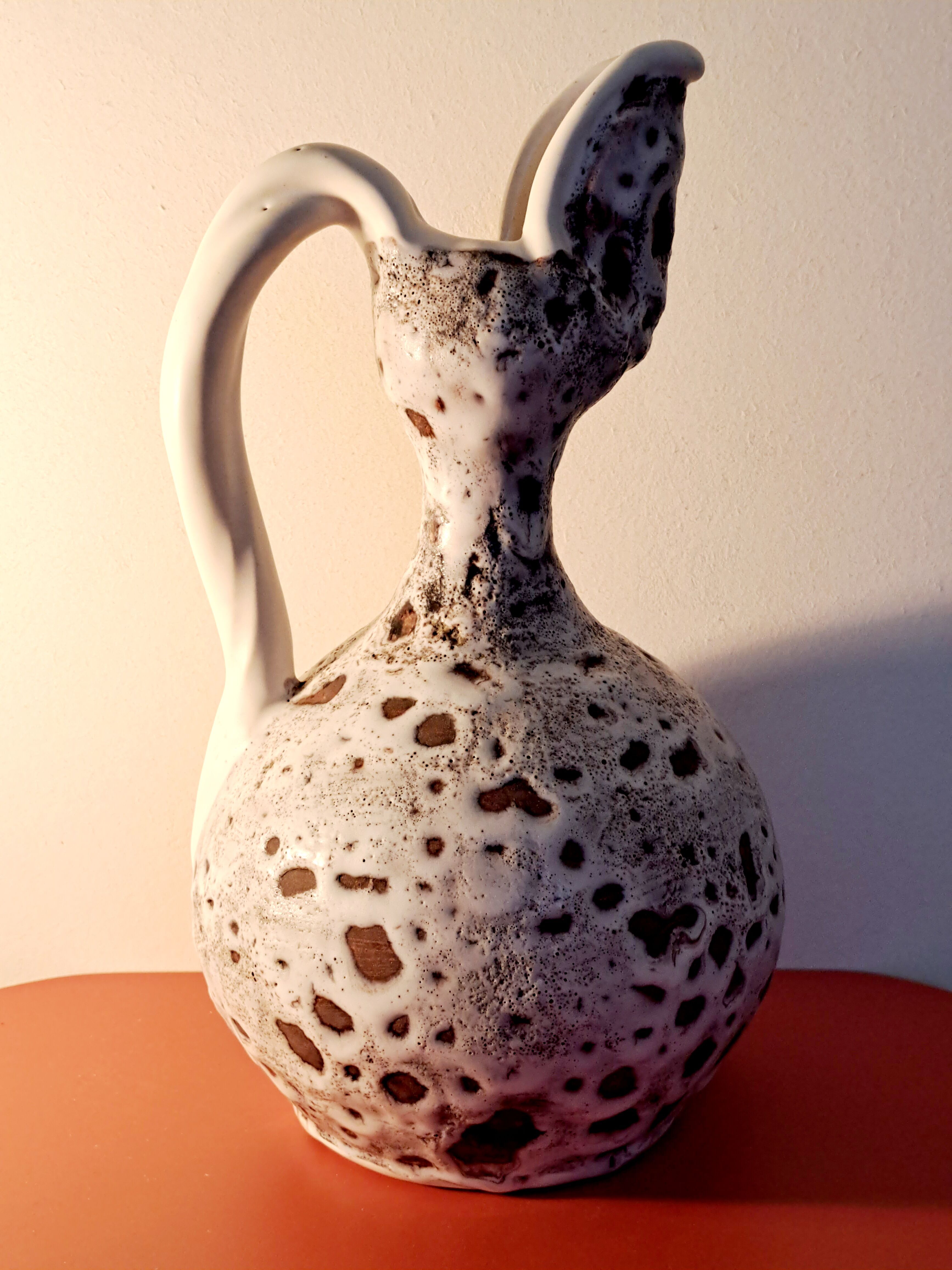 Ceramic pitcher Vallauris 1960