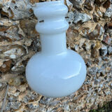 Vintage 1970s opaline glass pendant light