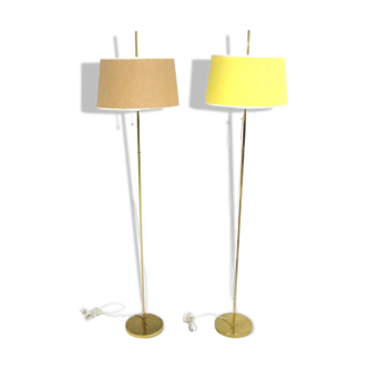 Set of 2 floor lamps "Model G 89", Hans-Agne Jakobsson, Markaryd, Sweden, 1950