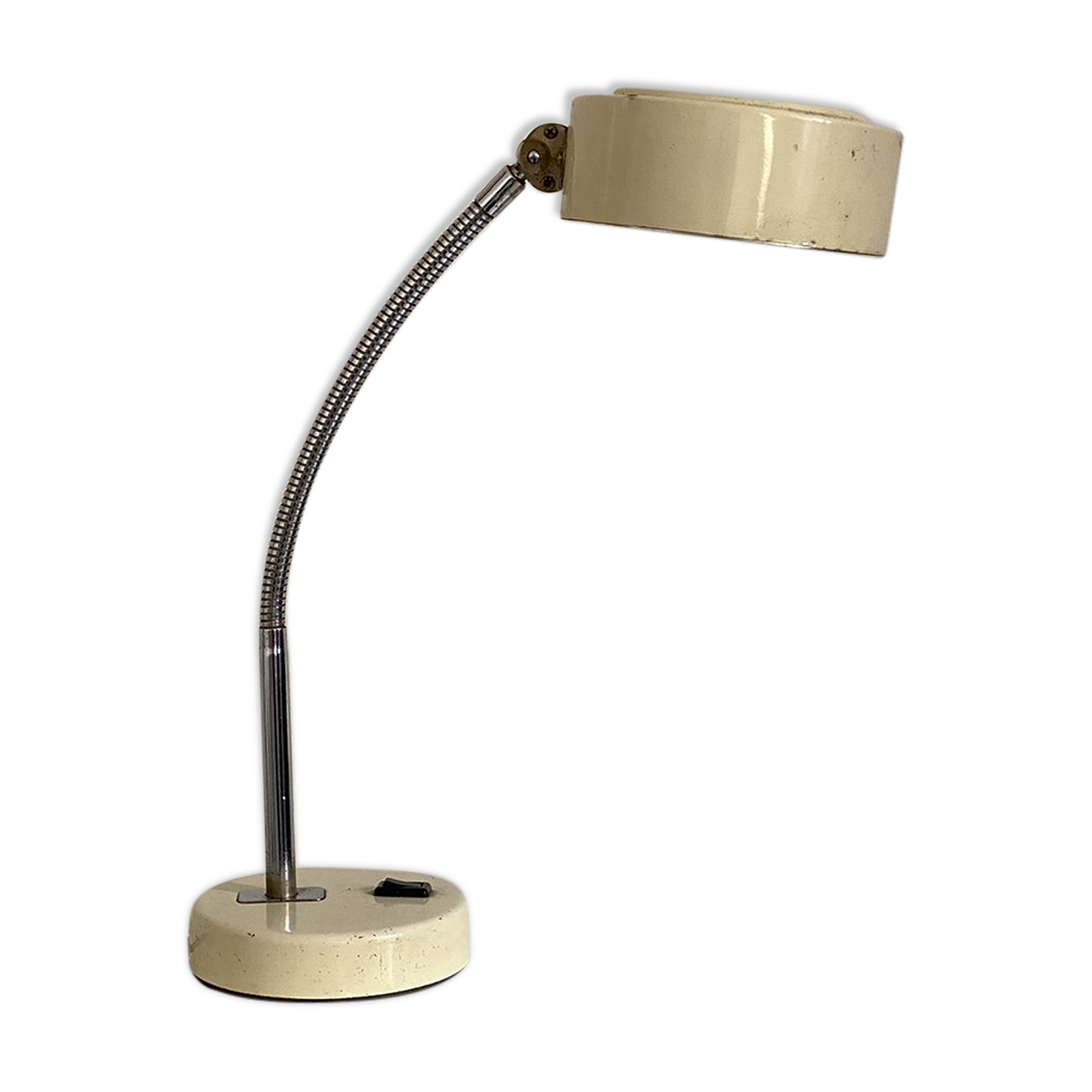 Vintage beige desk lamp 50