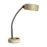Lampe de bureau beige vintage 50