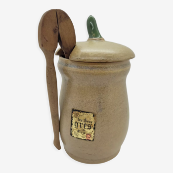 Old stoneware pickle pot Saint Uze