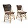 2 x Yamakawa CD-672 chair by Yuzuru Yamakawa / Yamakawa Rattan